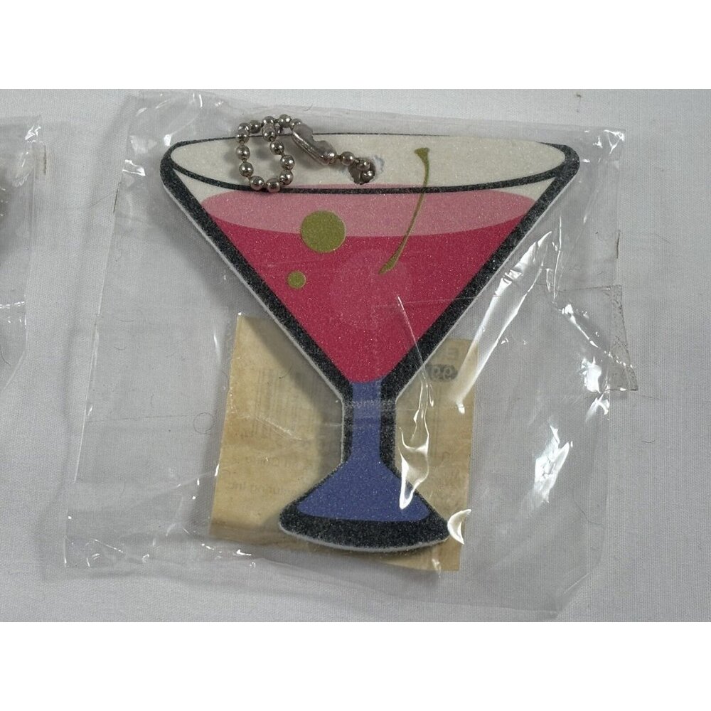 Novelty Nail Files Girls Nigh Out Martini High Heel Shoe Purse Set of 6 NEW - Picture 2 of 6